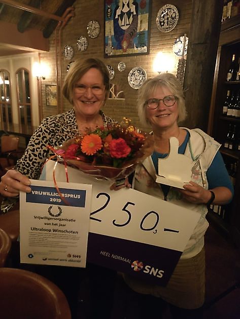 Run winnaar vrijwilligersprijs gemeente Oldambt - RUN Winschoten